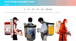 Desktop Screenshot of mochila-bebidas-dispensadora.com